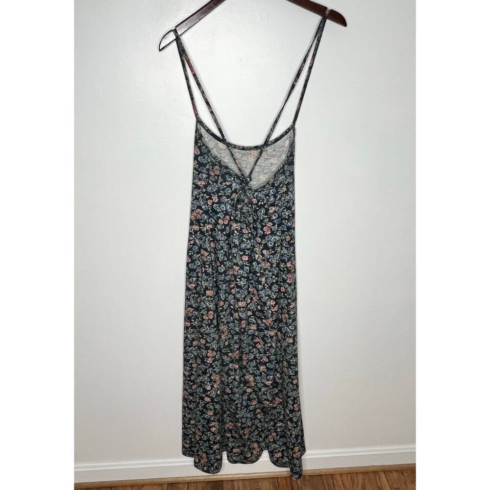 Vintage 90's Y2K No Boundries Midi Dress Womens Medium Ditsy Floral Cottage - Picture 11 of 11